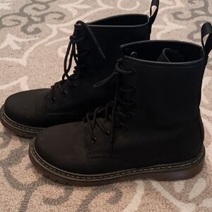 Classic Black Combat Boots